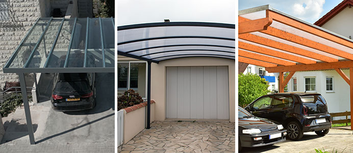 Polycarbonate Roofed Carport