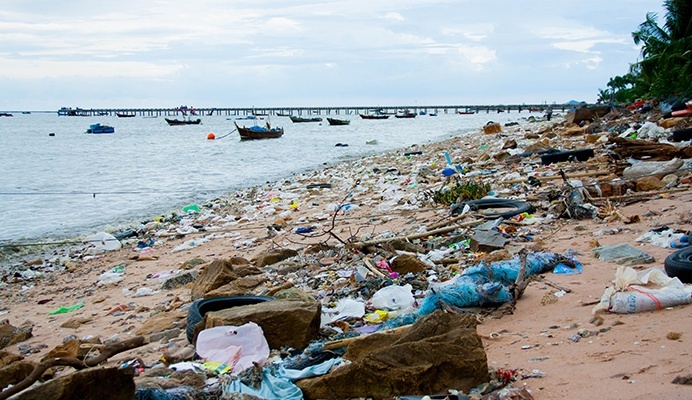 Déchets plastiques dans le secteur du bâtiment et de la construction