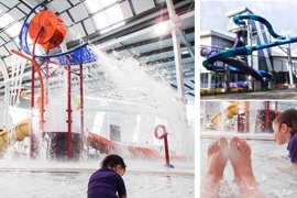 The amazing interior of the Aquanation Water Park