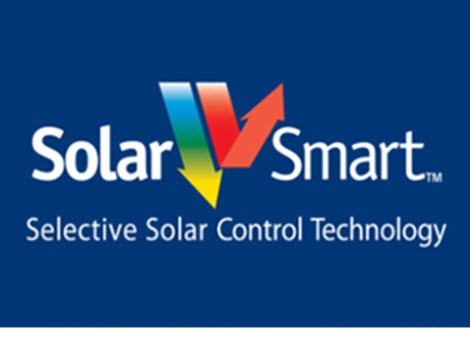 Control light transmission with SolarSmart technology