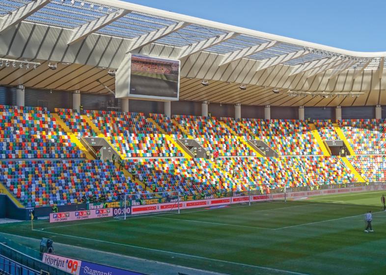 Udinese v SPAL: Tribuna Distinti - Picture of Stadio Friuli (Dacia Arena),  Udine - Tripadvisor