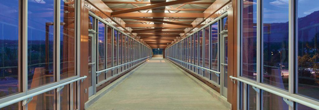 Table Mesa Pedestrian Bridge Glazing Denver Colorado Palram Americas