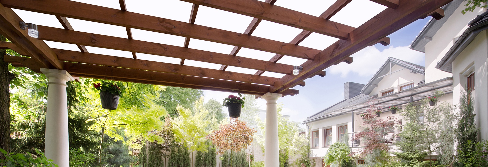 SUNSCAPE Roof Panels PVC Roof Covering for Patio, Pergola & More