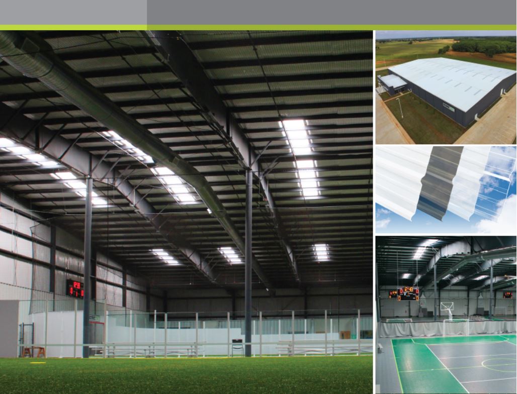 Polycarbonate Roofing Solution Maximizes Natural Light in Score OKC Sports Facility