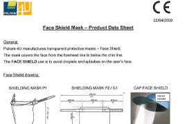 Face Shield Mask | Product Data Sheet