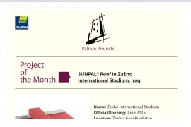 Sunpal Roof in Zakho International Stadium
