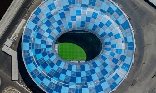 FIFA World Cup Games Under a Palram Polycarbonate Roof