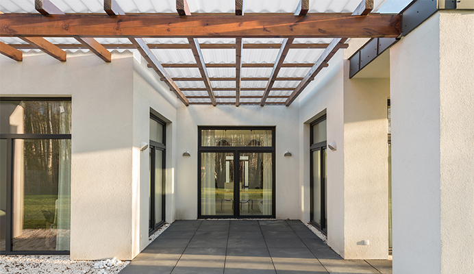 Polycarbonate Skylight Canopy