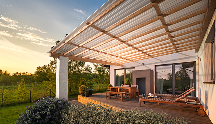 SUNTUF Polycarbonate Roof Extension